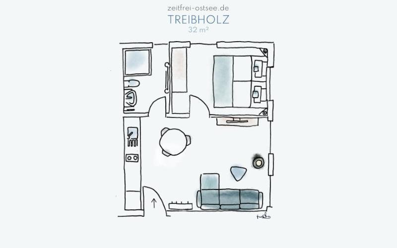 ZEITFREI Urlaubsappartememts Steffenshagen Zimmer foto
